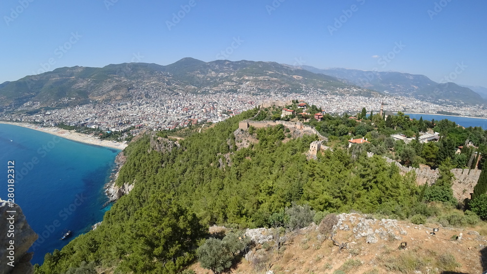 Alanya landscape view Turkey