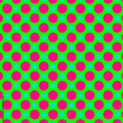 polka dot circles abstract retro background pattern