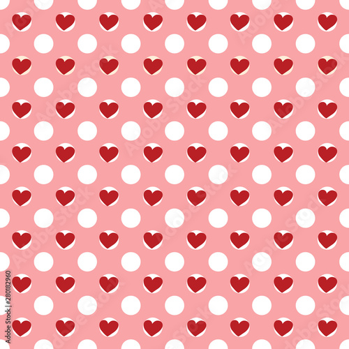 background with hearts