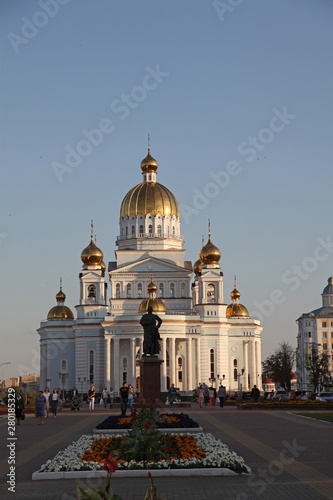Russia. Saransk city. The cathedral of St. Warrior Theodor Ushakov