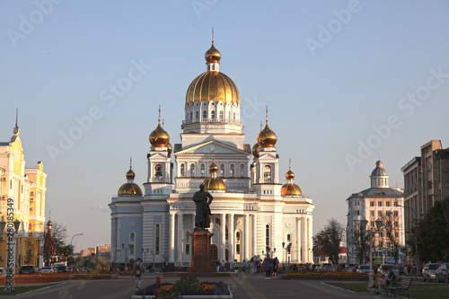 Russia. Saransk city. The cathedral of St. Warrior Theodor Ushakov