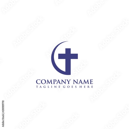 Church Christian logo design