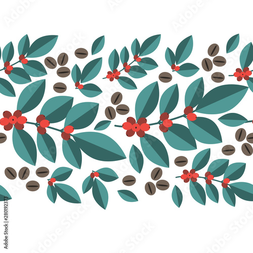 Seamless coffee border