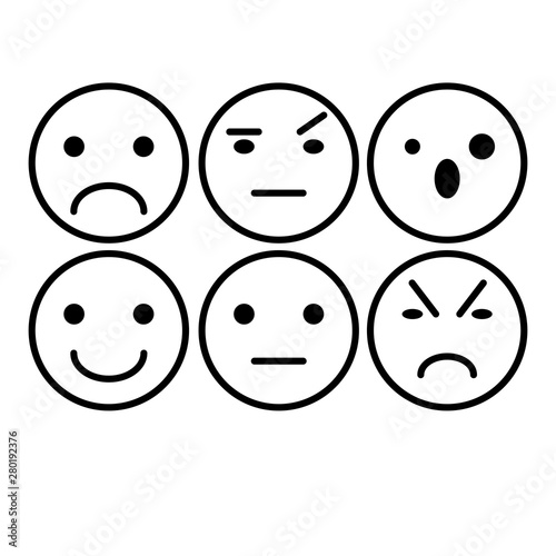 Emoji icons set