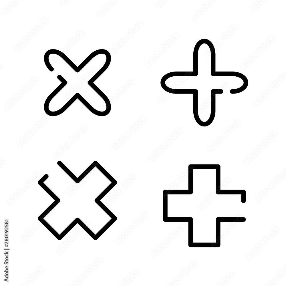 Add remove icons