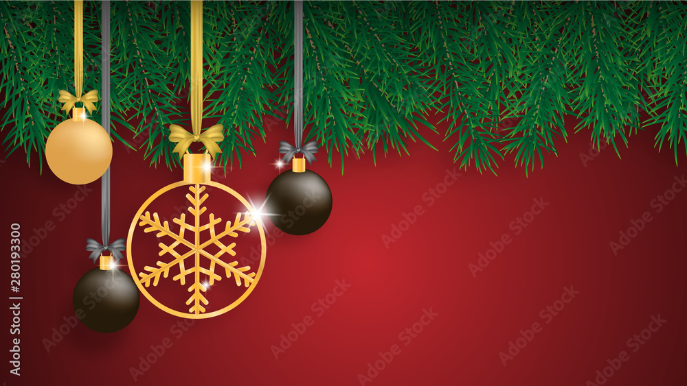 Merry Christmas and Happy new year greeting card, banner, advertising background in paper cut style. Vector illustration. Brochure, flyer, wallpaper, backdrop. Christmas ornament, snowflake hanging. Merry Christmas and Happy new year greeting card, banner, advertising background in paper cut style. Vector illustration. Brochure, flyer, wallpaper, backdrop. Christmas ornament, snowflake hanging.
