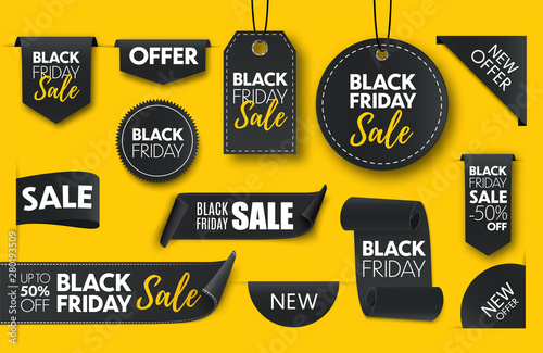 Black friday sale banners photo