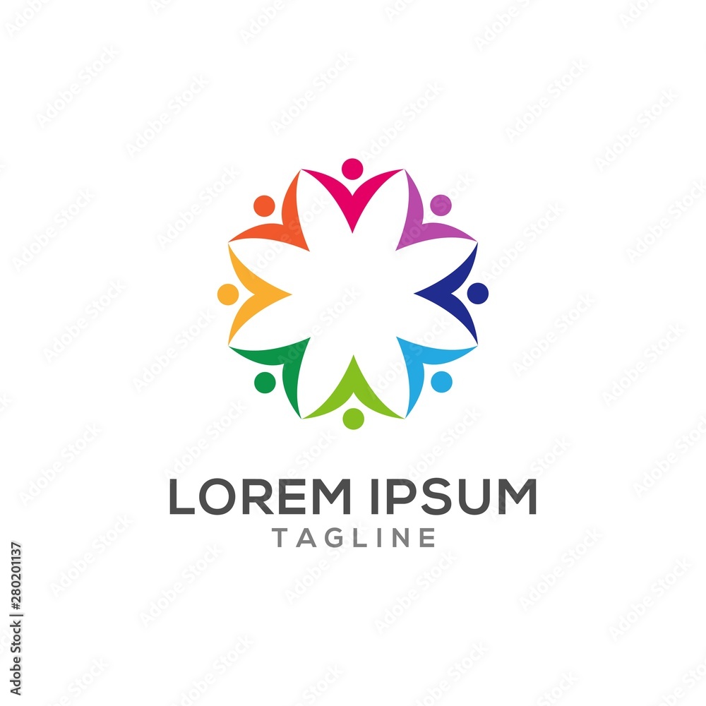 unity, teamwork logo design vector unity, teamwork logo design vector