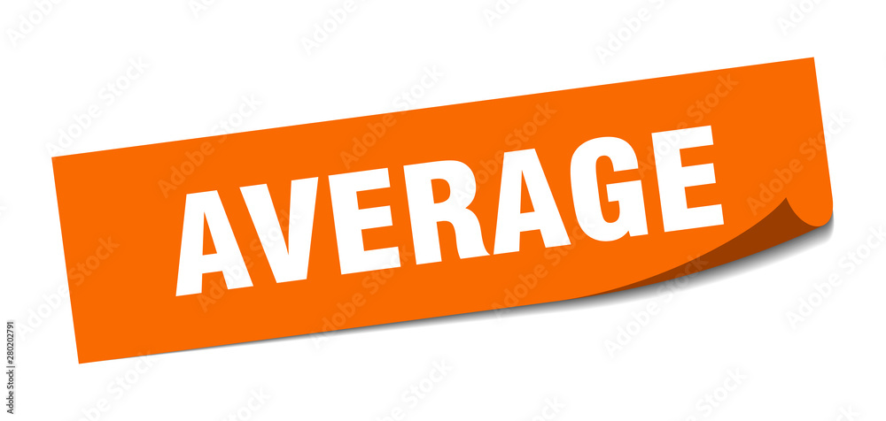 average sticker. average square isolated sign. average average sticker. average square isolated sign. average