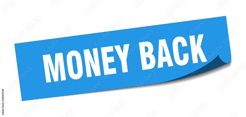 money back sticker. money back square isolated sign. money back money back sticker. money back square isolated sign. money back