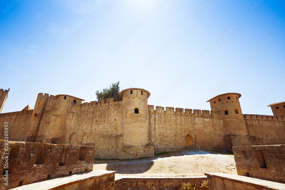 Tower de la Marquiere of Carcassonne citadel