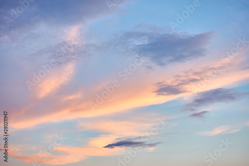 Fototapeta Naklejka Na Ścianę i Meble -  Sunset sky background