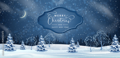 Christmas Night Background