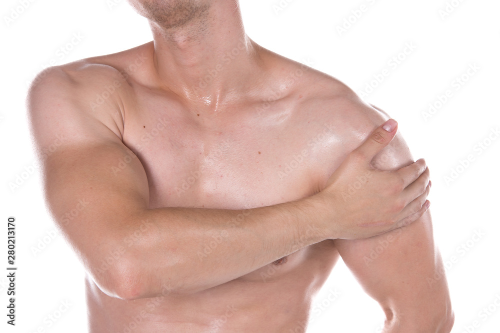 Health and lifestyle. Sore joints. Athletic man. Health and lifestyle. Sore joints. Athletic man.