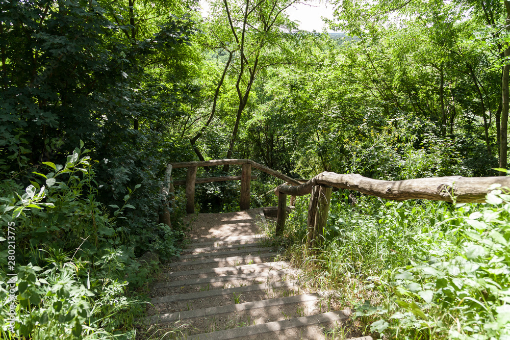 Obraz premium Treppe zum Drachenberg in Berlin
