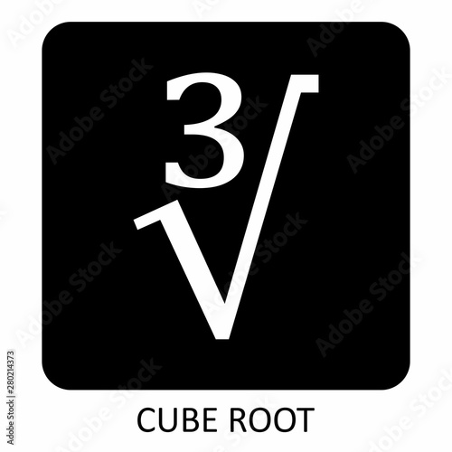 Cube root icon
