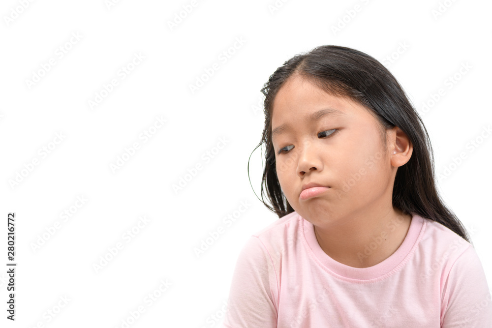 Cute asian school girl bored and tired (boredom) Cute asian school girl bored and tired (boredom)