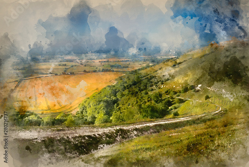 Digital watercolour paintin...