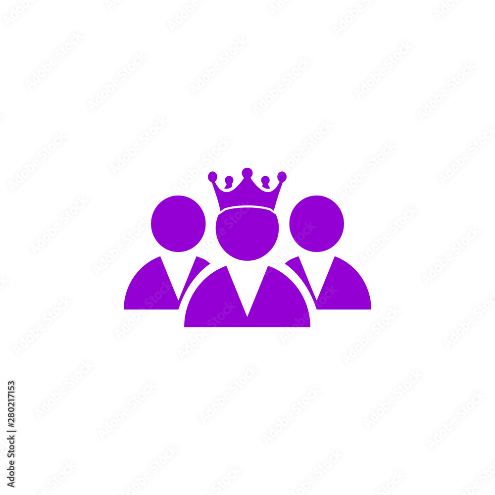 Award, business, performance, success, team, winner, crown on head violet color icon Award, business, performance, success, team, winner, crown on head violet color icon