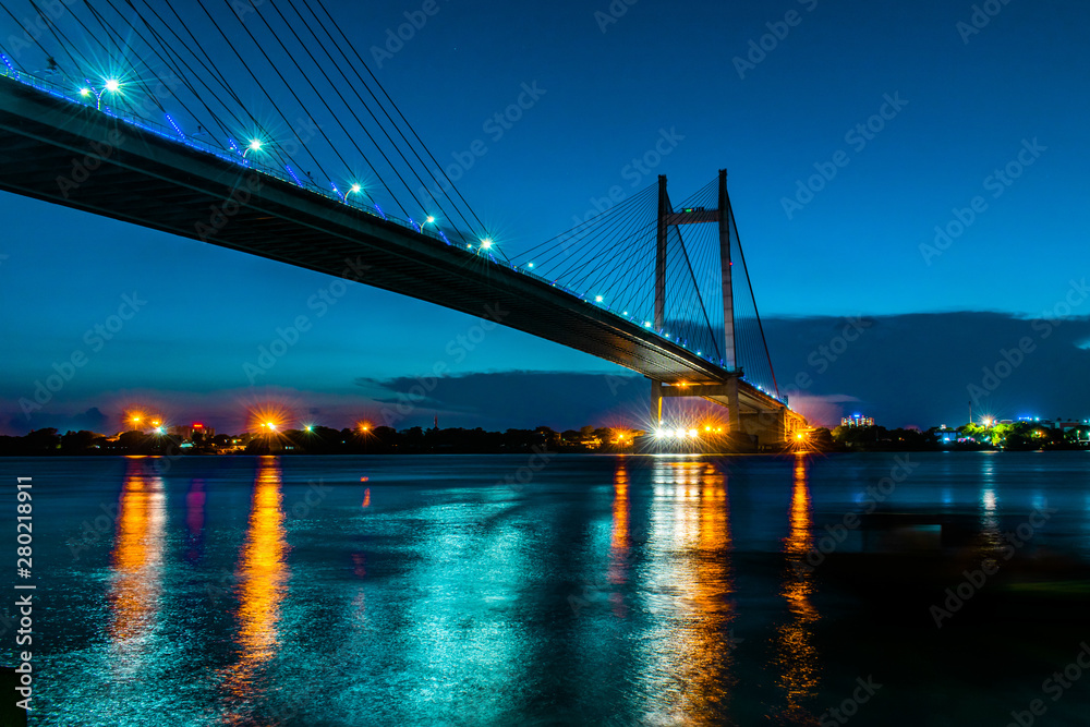 bridge at night