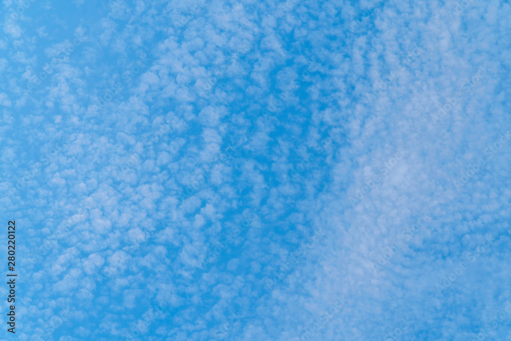 Light cloud with blue sky for background