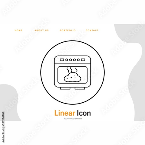 Oven icon for your project