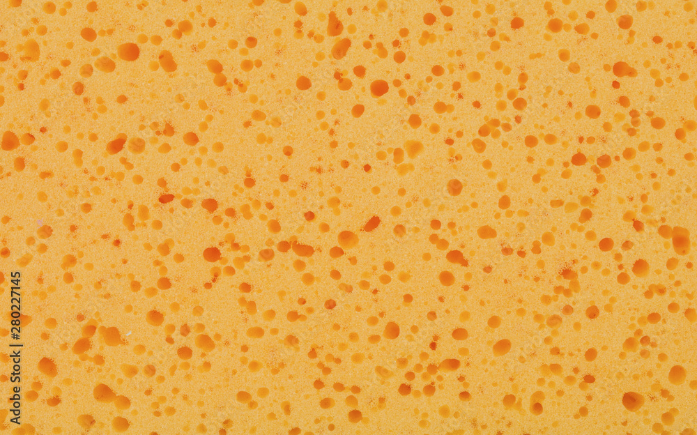 orange sponge detail abstract background