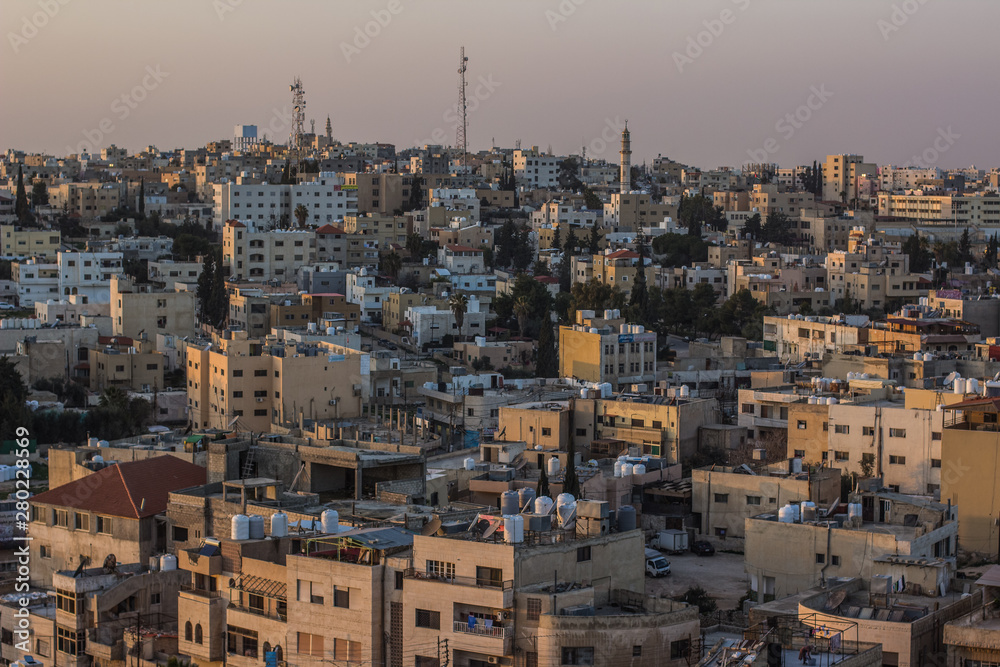 top view from drone of dirty poor ghetto city street in Palestinian territory occupied by Israel top view from drone of dirty poor ghetto city street in Palestinian territory occupied by Israel