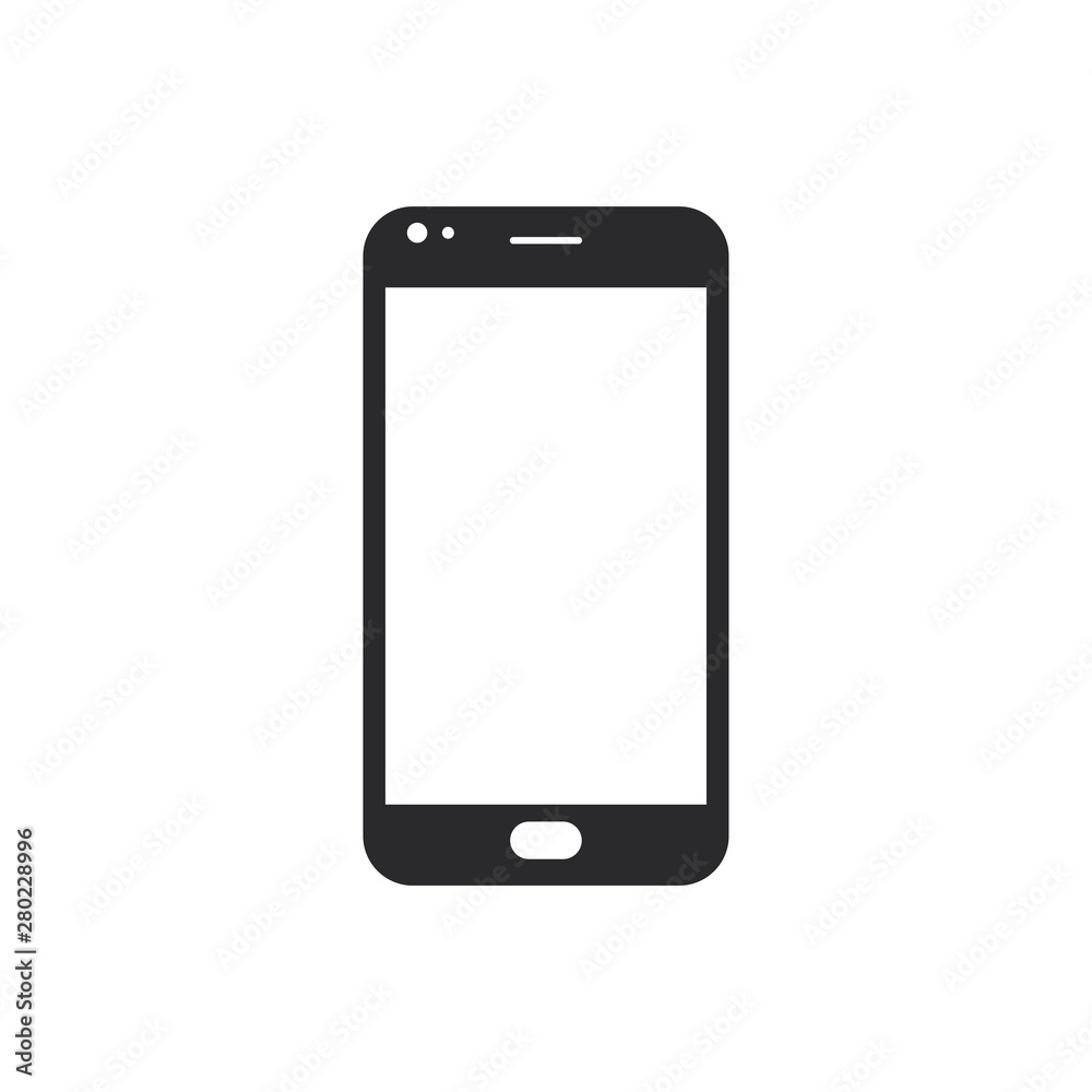 Smartphone vector icon in modern style for web site and mobile app Smartphone vector icon in modern style for web site and mobile app