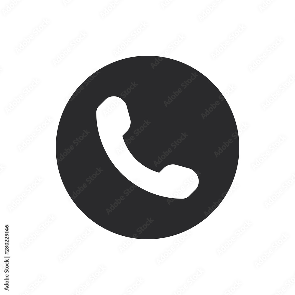 Phone vector icon in modern style for web site and mobile app Phone vector icon in modern style for web site and mobile app