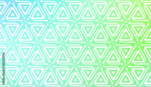 Pattern With Abstract Illusion Triangles. Gradient background. Vector Illustration. Design For Paper, Flyer, Presentation, Invitation Card