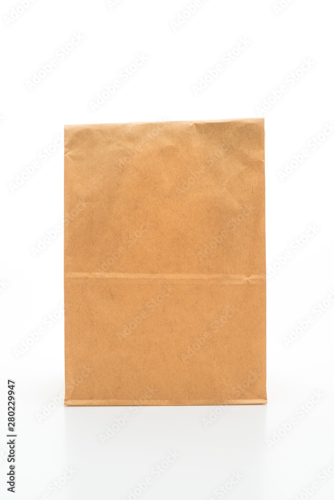 paper bag on white background paper bag on white background
