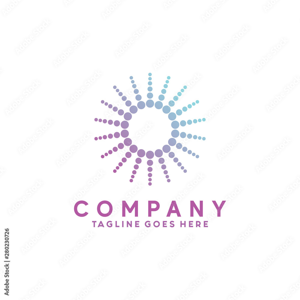 Gradient Halftone logo Dot Circle and spiral Icon. Technology Vector Modern Symbol. Company Logo Design Inspiration. Gradient Halftone logo Dot Circle and spiral Icon. Technology Vector Modern Symbol. Company Logo Design Inspiration.