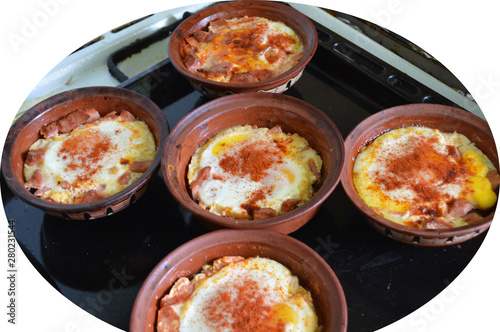 Homemade food - A Portion of Improvised Traditional Food (Gyuvetche) from Yambol, Bulgaria