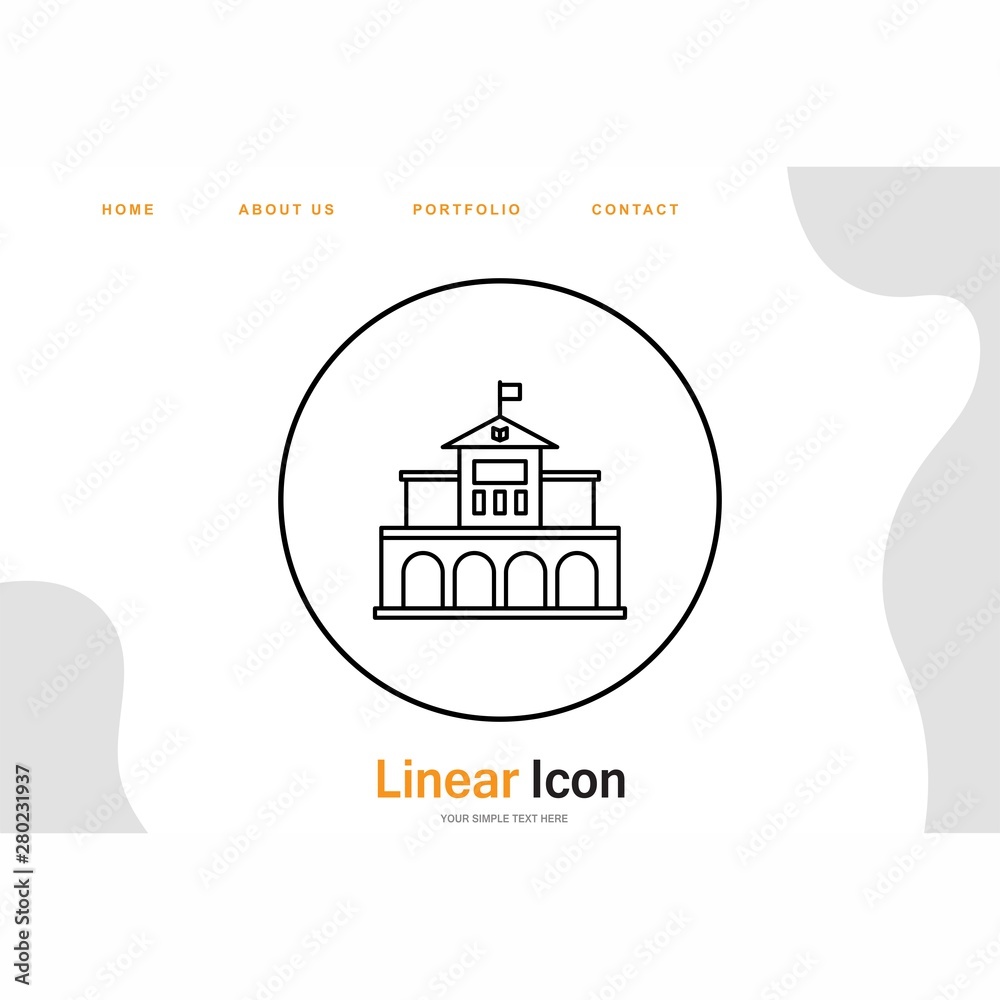 School icon for your project