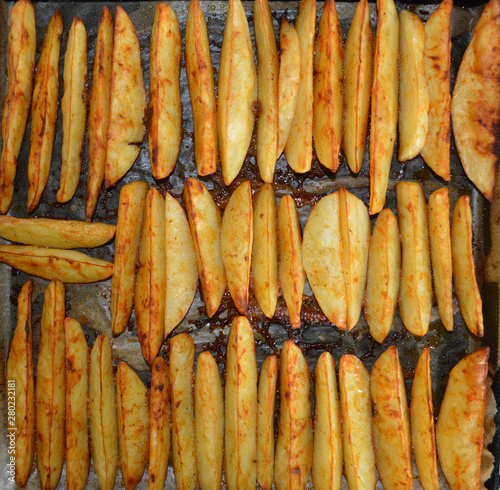 Homemade food - baked potatoes