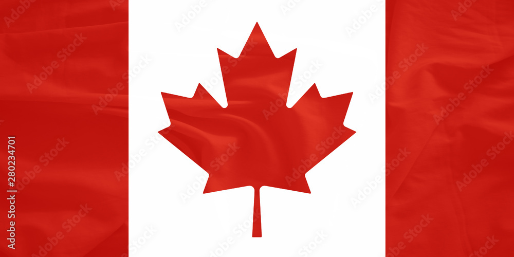 canada flag with 3d effect canada flag with 3d effect