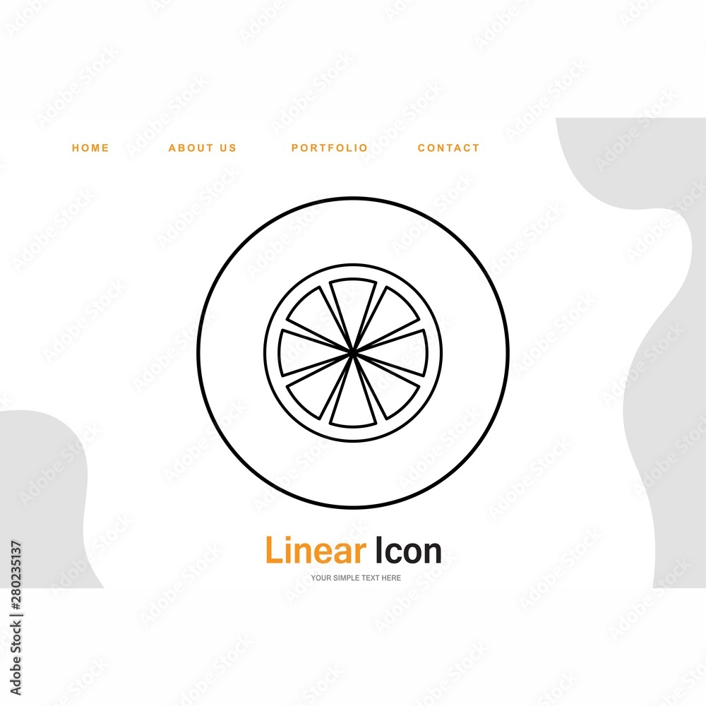 Orange Slice icon for your project Orange Slice icon for your project