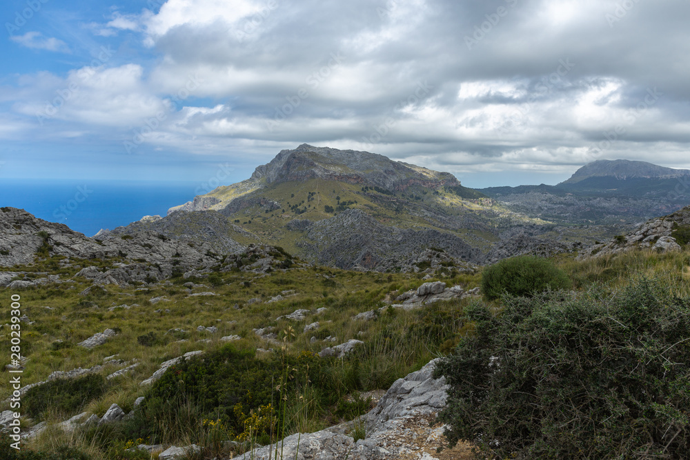 landscape of Sierra de Tramuntana, Mallorca, Spain