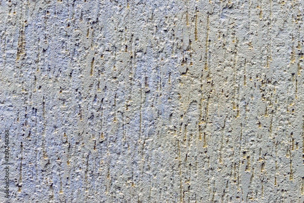 Plastered wall according to the bark beetle method. Plastered wall according to the bark beetle method.