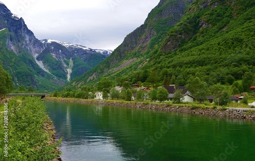 landscape of norwegian fjords