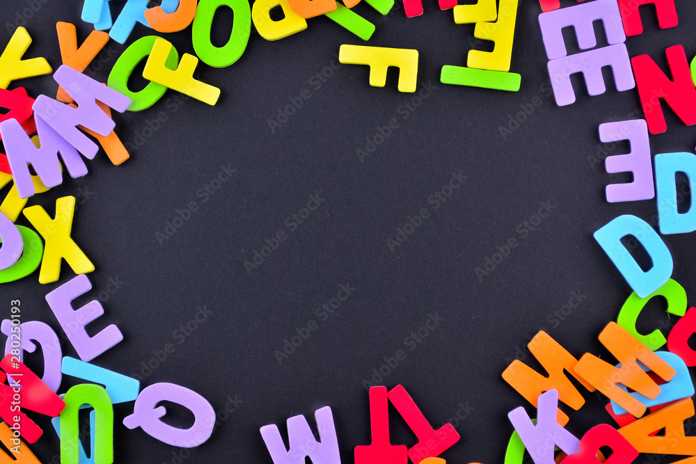 Colorful Alphabet letters