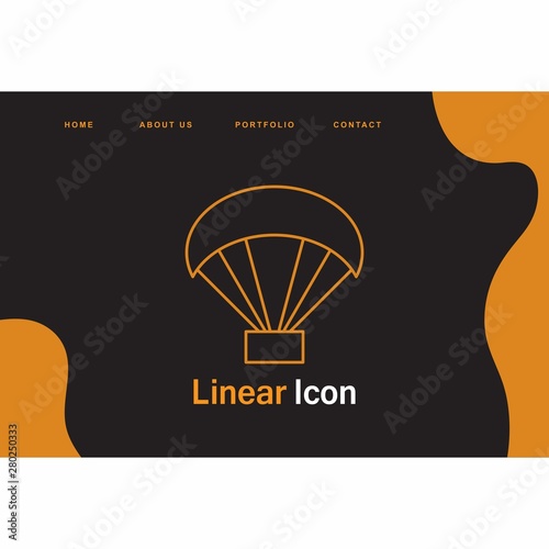  Paraglider icon for your project