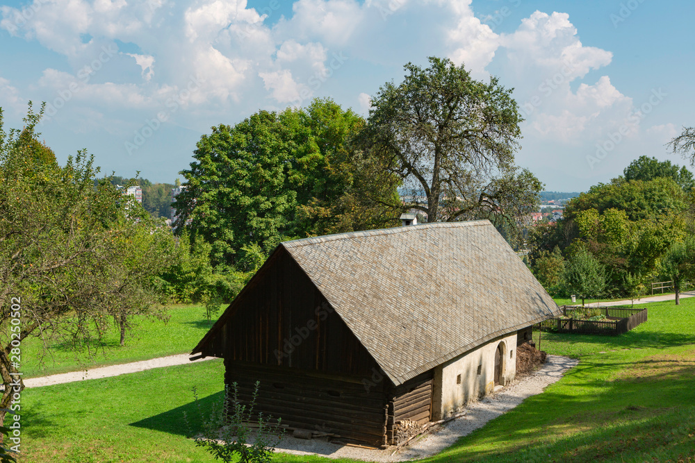 Skofja Loka,Slovenia,12,2016;picturesque medieval scene of the Passion Skofja Loka,Slovenia,12,2016;picturesque medieval scene of the Passion