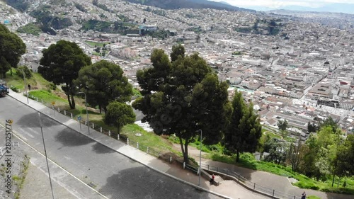 Aerial view of Quito - Ecuador