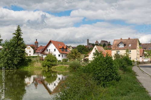 Adenberg,Germany,9,2015: Small town included in the route of the castles