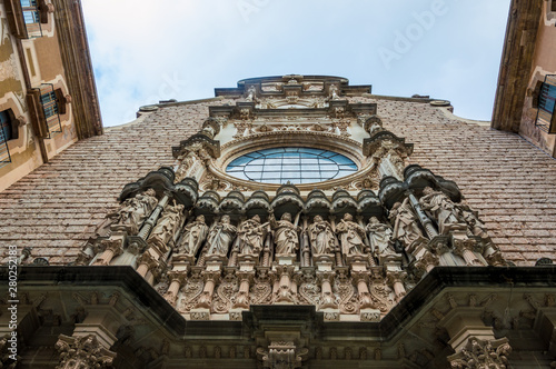 Abbey of Montserrat mountain In Barcelona, Catalonia, Spain.