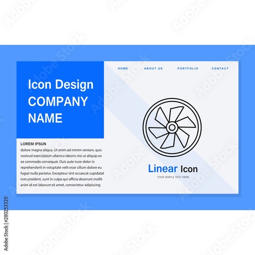  Fan icon for your project