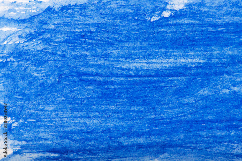 Hand painted blue watercolor background.