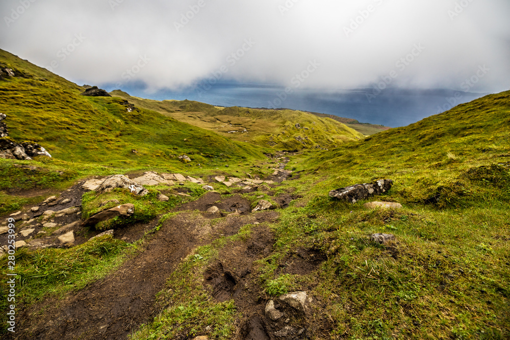 Beautiful scenic landscape of Scotland nature with beautiful evening cloudy sky. Beautiful scenic landscape of Scotland nature with beautiful evening cloudy sky.
